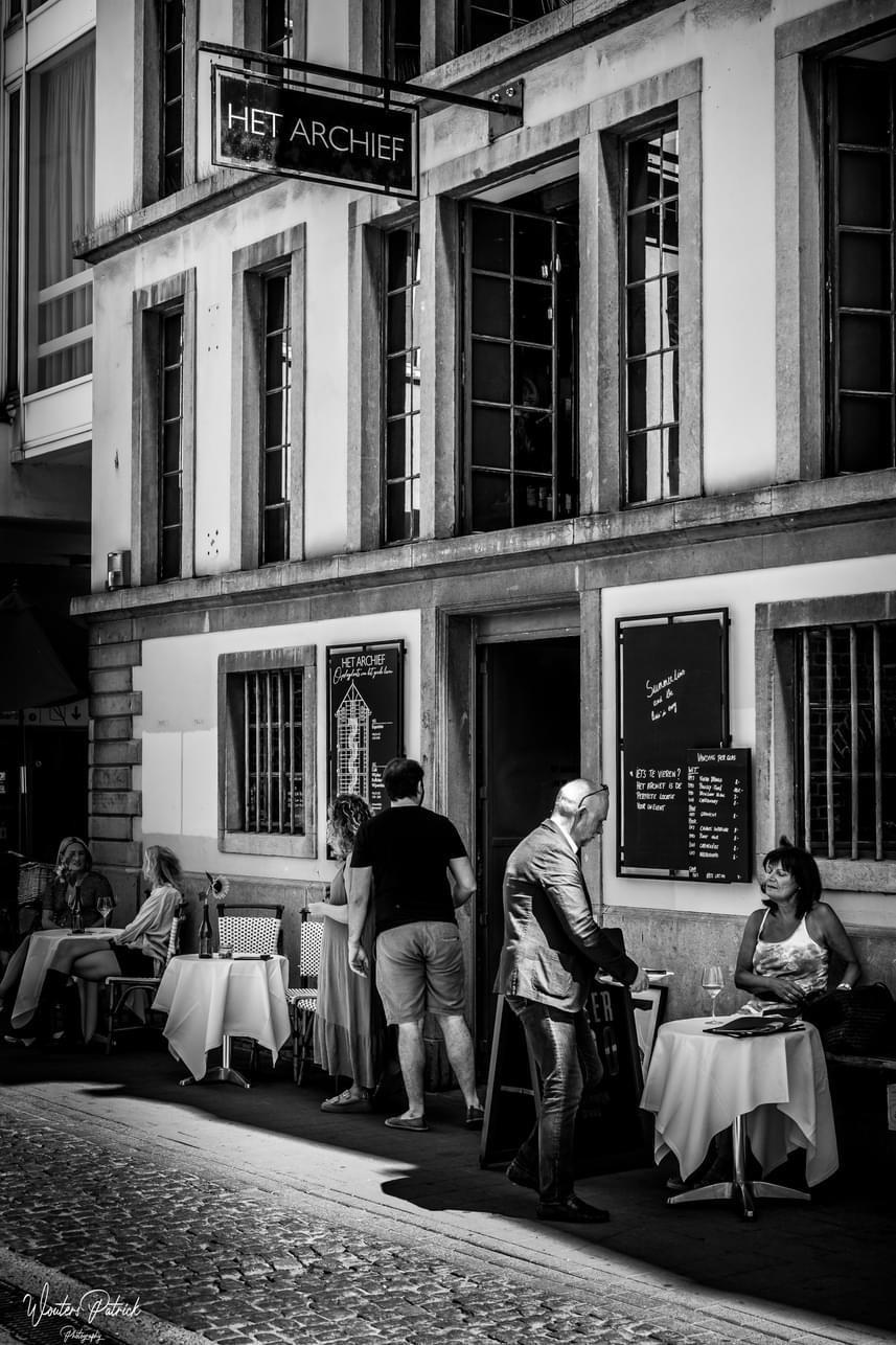Gasten voor Het Archief in de Geefsstraat